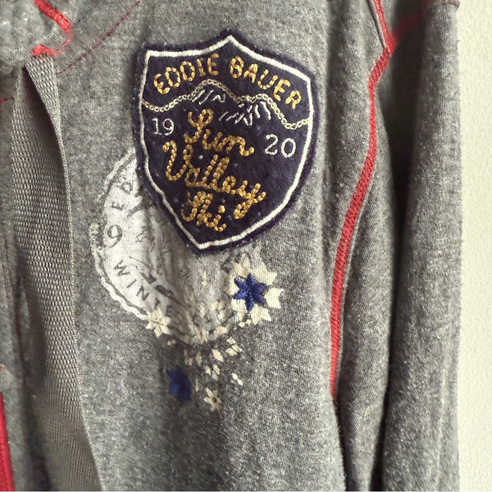 Eddie Bauer Sun Valley Ski Hoodie 2011 XL Retro Lightweight